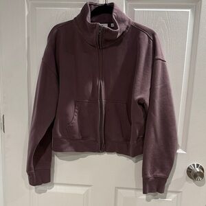 TNA Women's Plum zip up sweatshirt